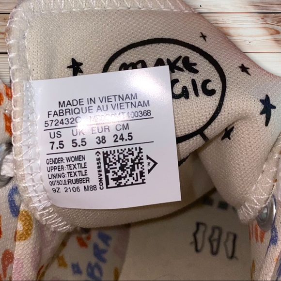 Converse Chuck Taylor Brown Leopard and Pink Spots Make Magic- Women’s Size 7.5 - Picture 5 of 10